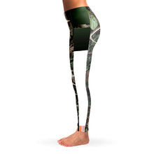 Green Mesh Pocket Legging