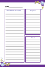 Fasting & Prayer Journal