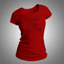 Wake, Pray & Slay Rhinestone Bling Tee